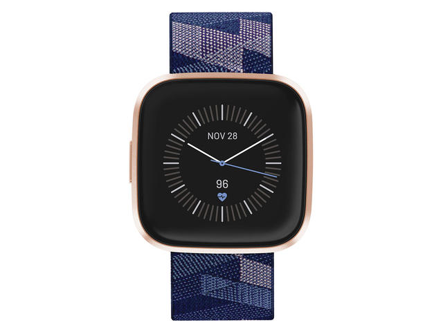 Смарт часовници Fitbit Versa 2 Special Edition Navy & Pink Woven