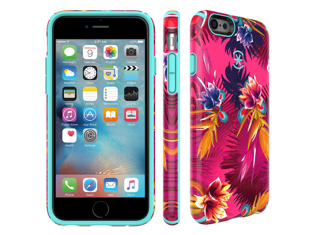 Калъфи Speck iPhone 6S CandyShell INKED Wild tropic fuchsia/Mykonos blue