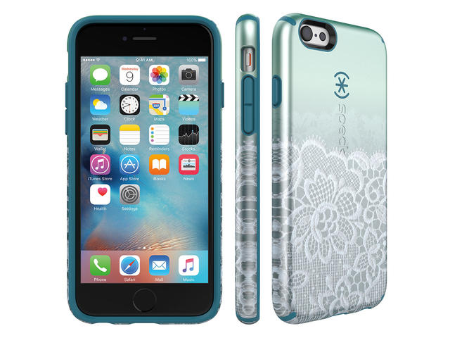 Калъфи Speck iPhone 6S CandyShell Inked Luxury Edition Scalloped lace teal/Atlantic blue