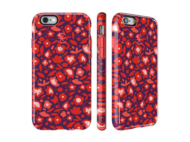 Калъфи Speck iPhone 6S Candyshell Inked Kurbits Floral Red/Wild Salmon Pink