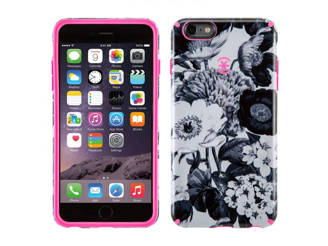 Калъфи Speck iPhone 6 CandyShell Inked Vintage Bouquet Grey/Shocking Pink