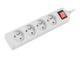 Разклонители Lanberg power strip 1.5m 4 sockets White