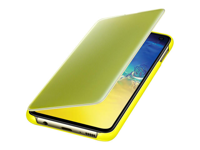 Калъфи Samsung Galaxy S10e Clear view cover Yellow