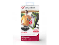 Калъфи Cellularline спортен калъф за телефон, до 5.2", в черно