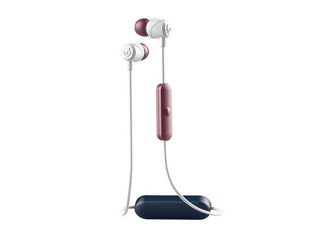 Слушалки Skullcandy Jib Wireless, в бяло-червено