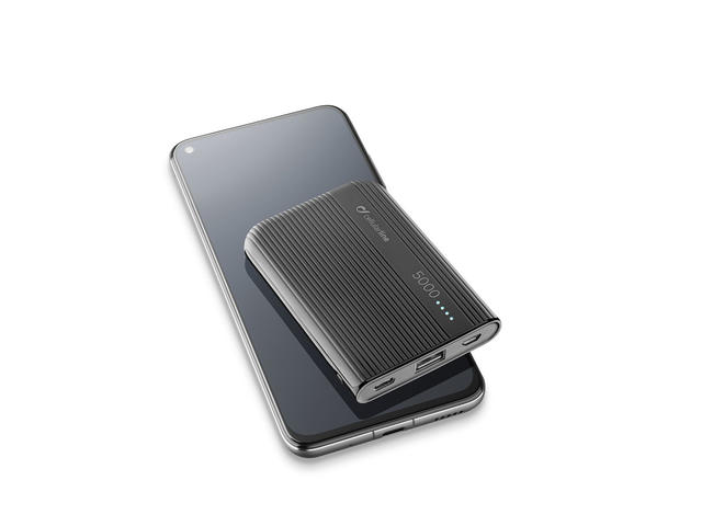 Външни батерии Cellularline Power Tank 5000 mAh, в черно