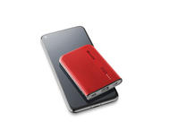 Външни батерии Cellularline Power Tank 5000 mAh, в червено
