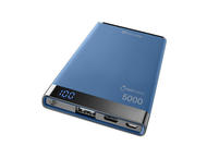 Външни батерии Cellularline Manta S 5000mAh USB-C, в синьо