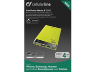 Външни батерии Cellularline Manta S 5000mAh USB-C, в зелено
