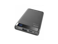 Външни батерии Cellularline Manta S 8000mAh USB-C, в черно