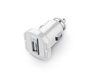 Зарядни устройства Cellularline зарядно за кола 12/24V 5W за iPhone, в бяло