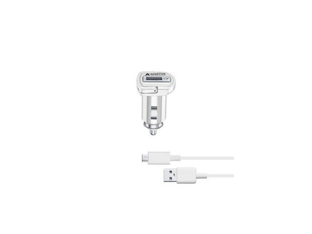 Зарядни устройства Cellularline адаптивно зарядно за кола 12V/24V с MicroUSB кабел, 15W