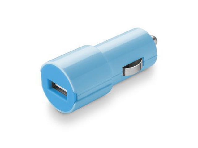 Зарядни устройства Cellularline зарядно за кола 12/24V 1A, в синьо
