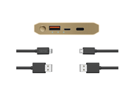 Външни батерии Hama "PA12" Power Pack, 12000 mAh, в златисто