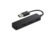 USB Хъб Hama Slim Hub 12324 USB 2.0, в черно