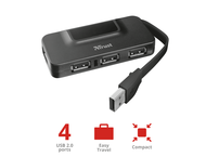 USB Хъб 4-портов USB хъб TRUST Oila 4