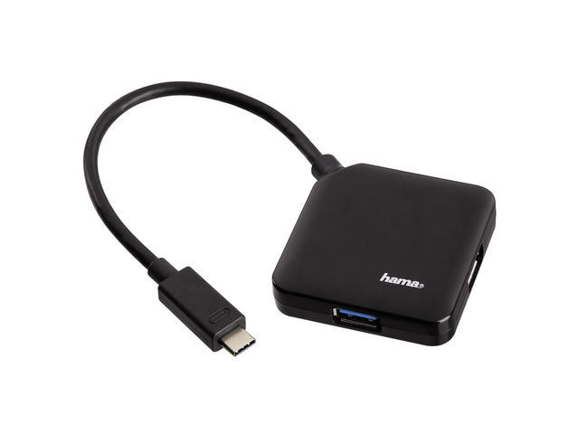 USB Хъб Hama USB 3.1 Type-C Hub 1:4