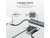 USB Хъб Trust Halyx USB-C