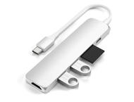 USB Хъб Satechi USB-C Multiport Adapter V2, в сребристо