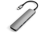 USB Хъб Satechi USB-C Multiport Adapter V2, в сиво