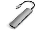 USB Хъб Satechi USB-C Multiport Adapter V2, в сиво