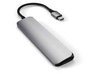 USB Хъб Satechi USB-C Multiport Adapter V2, в сиво