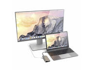 USB Хъб Satechi USB-C Aluminum Multiport Adapter, тъмносив