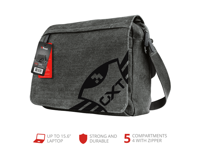 Чанти за Лаптопи TRUST GXT 1260 Yuni Gaming Messenger Bag 