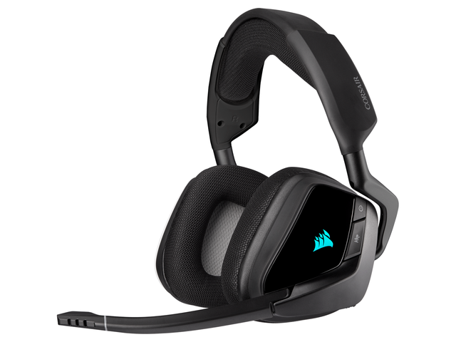 Слушалки Corsair VOID RGB ELITE Wireless Premium Gaming Headset with 7.1 Surround Sound Carbon (EU)
