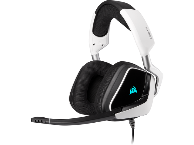 Слушалки Corsair VOID RGB ELITE USB Premium Gaming Headset White