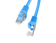 Кабели и Адаптери Lanberg CAT.6 FTP Patch Cable 1m, в синьо