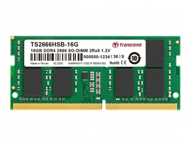 Оперативна памет 16GB DDR4 2666MHz Transcend SO-DIMM