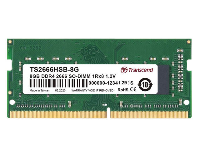 Оперативна памет 8GB DDR4 2666MHz Transcend SO-DIMM