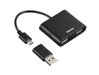 USB Хъб Hama Hub 54140 USB 2.0, в черно