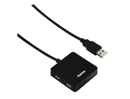 USB Хъб Hama Hub USB 2.0, в черно