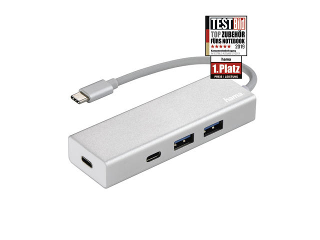 USB Хъб Hama 135755 USB 3.1, 4-портов хъб