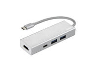 USB Хъб Hama USB-3.1 Type-C Hub 1:3 "Aluminium"