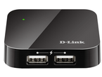 USB Хъб D-Link DUB-H4/E 4-Port USB 2.0 Hub