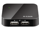 USB Хъб D-Link DUB-H4/E 4-Port USB 2.0 Hub