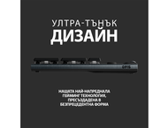 Клавиатури Logitech G915 LIGHTSPEED Wireless RGB Mechanical Gaming Keyboard GL Clicky - CARBON