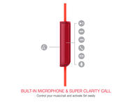 Слушалки TCL SOCL100O, Sunset Orange