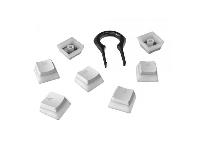 Джаджи Капачки за механична клавиатура HyperX Pudding White Double Shot PBT Keycap Set upgrade kit