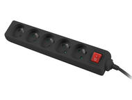 Разклонители Lanberg power strip 3 m Black