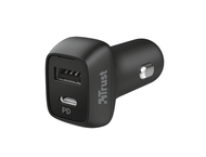 Зарядни устройства Trust Qmax 30W Ultra-Fast USB-C & USB Car Charger с PD
