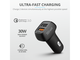Зарядни устройства Trust Qmax 30W Ultra-Fast Dual USB Car Charger with QC3.0