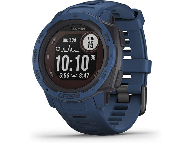 Смарт часовници Garmin Instinct Solar Tidal Blue