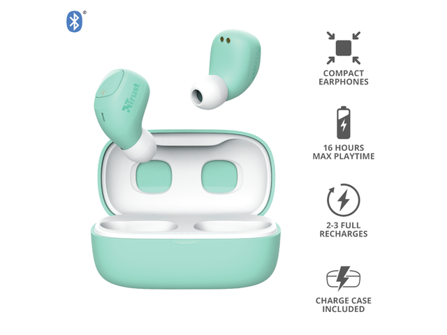 Слушалки Trust Nika Compact Mint