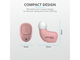 Слушалки Trust Nika Compact Pink