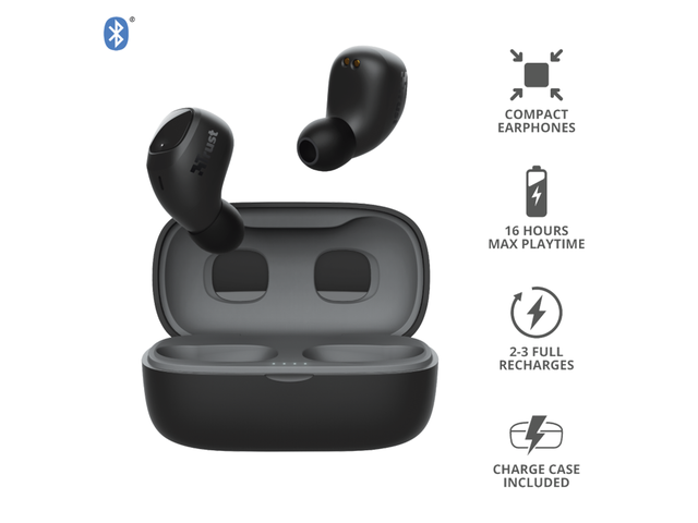 Слушалки Trust Nika Compact Black