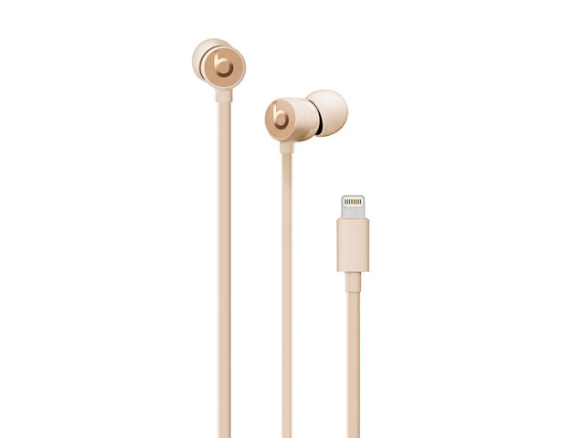 Слушалки Beats urBeats3, Satin Gold с Lightning конектор